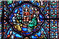 TL5480 : Detail, East Window, Ely Cathedral by Julian P Guffogg