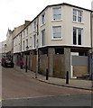 A boarded-up corner of Abertillery