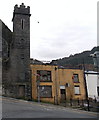 Derelict former Blaenau Gwent RFC club in Abertillery