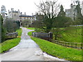 The house at Rotherfield Park seen across bridge