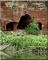 Caves in a sandstone cliff near Stourport, Worcestershire