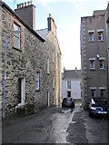 J4844 : Gaol Lane Mews leading to English Street, Downpatrick by Eric Jones