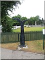 Millennium milepost, Kingussie station