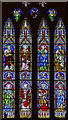 SK9136 : West Window, St Wulfram's church, Grantham by Julian P Guffogg