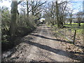 Approaching Bowford Farm 