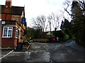 Junction of Church Lane and bridleway