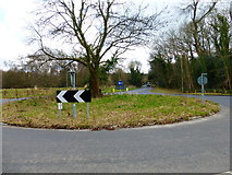 SU8251 : Looking south on Beacon Hill Road from the roundabout at Leipzig Road by Shazz