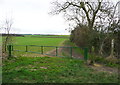 Public footpath off Hambridge Way