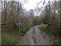 Ford and footbridge over the Scotley Brook