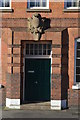 SK7419 : Drill hall doorway - Asfordby Road by John M