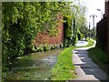 Stream and footpath at Stockbridge