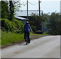 Cycling past Wycomb Fields Farm