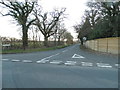 Braziers Lane at the junction of Church Road, Winkfield