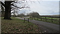 Public footpath sign through Cranberry Park