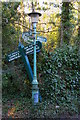 Signs old and new, Coombe Wood, Croydon