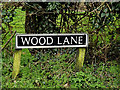 Wood Lane sign