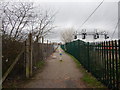 Path out of Gippeswyk Park, towards London Road