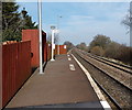 Tiny platform at Dilton Marsh railway station