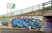 J3876 : Graffiti, Tillysburn, Belfast - March 2014(1) by Albert Bridge