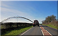 Agricultural vehicle on the B4329