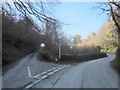 Lane junction near Millhill