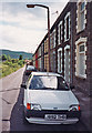 Ynyshir: Railway Terrace in 1993