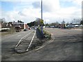 SP3165 : East on Station Approach and the parallel private road, Royal Leamington Spa by Robin Stott