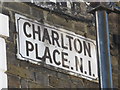 Old sign for Charlton Place, N1