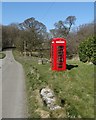 Telephone box in Cowdale