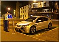J5082 : 'E-Car' charge point and car, Bangor by Rossographer