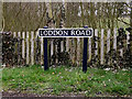 TM3492 : Loddon Road sign by Geographer
