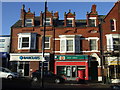 Post Office and bank on Albion Terrace, Saltburn