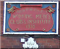 Sign for Carlin How & District Working Mens Club & Institute