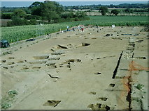 TQ4114 : Excavations at Barcombe Roman Villa 2004 by Clint Mann