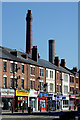 Shops and chimneys in Chapel Ash, Wolverhampton