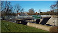 TQ4076 : Footbridge over the A2 at Kidbrooke by Malc McDonald