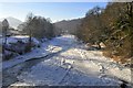 SO5817 : Frozen River Wye by Stuart Wilding