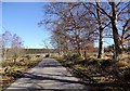 Approaching the western access gate to Auchenhove