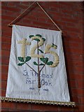 SU4918 : St Thomas, Fair Oak: banner (vi) by Basher Eyre