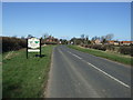 Entering Carlton in Lindrick