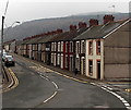 Long row of houses, Rheola Street, Penrhiwceiber