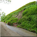 Small landslip on Ingst Hill