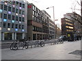 Cycle parking on Southwark Street