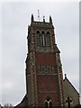The tower of St Michael and St Mary Church