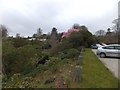 Lukesland; the valley and terrace in front of the house