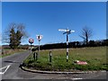 Junction of minor roads near Hemley Hill