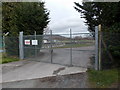 Entrance gates to Presteigne Sewage Works