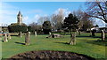 Gorsedd stone circle in Victoria Gardens, Neath