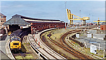 SH2482 : Holyhead Station, 1993 by Ben Brooksbank
