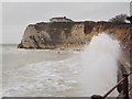 Freshwater: seaspray at Freshwater Bay